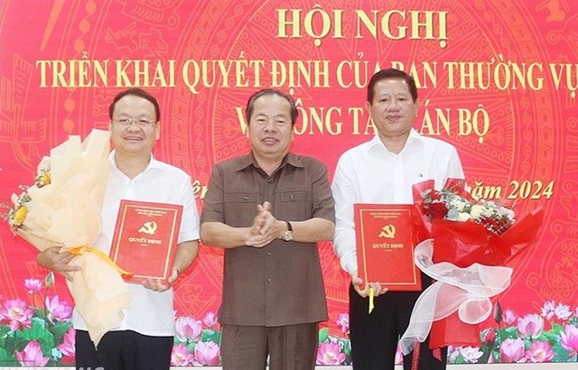 Kiên Giang bổ nhiệm Chánh Văn phòng Tỉnh ủy, Phó Trưởng Ban Nội chính Tỉnh ủy