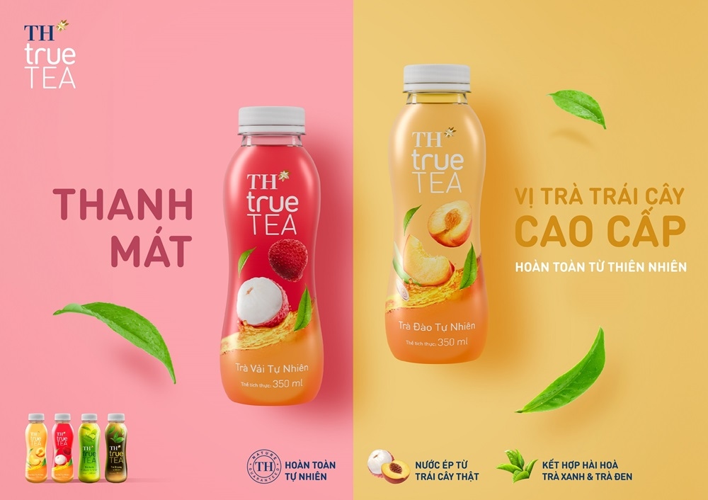 TH true TEA ra mắt 2 sản phẩm mới: Thanh mát vị trà trái cây cao cấp