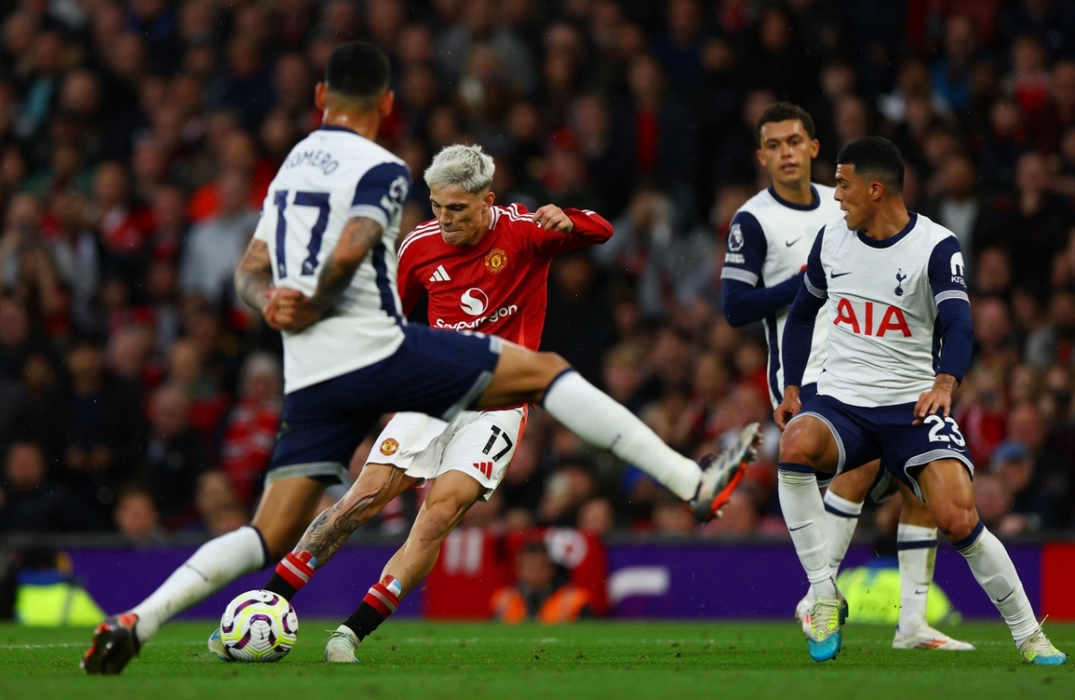 Kết quả vòng 6 Ngoại hạng Anh: Bruno nhận thẻ đỏ, MU thua thảm trước Tottenham