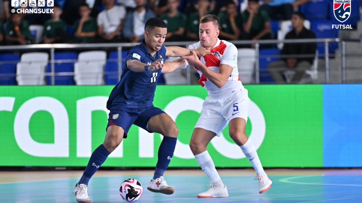 Kết quả và lịch thi đấu futsal World Cup 15/9: Thái Lan ra quân ấn tượng