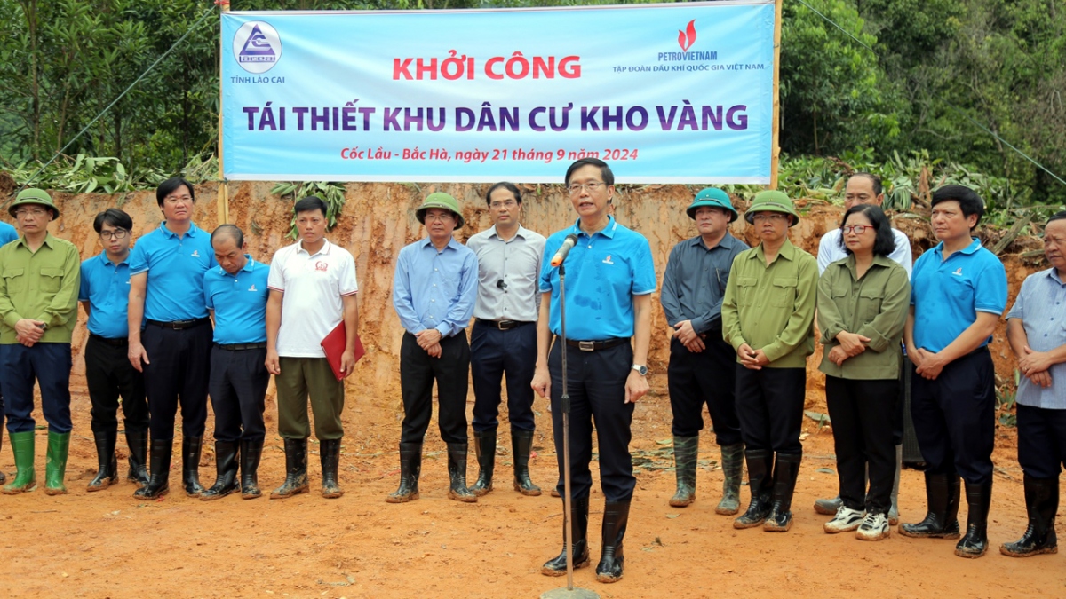 Petrovietnam khởi công tái thiết toàn bộ khu dân cư thôn Kho Vàng