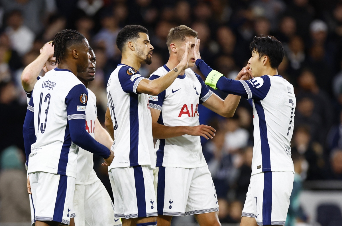 10 chọi 11, Tottenham vẫn thắng đậm ở Europa League 2024/2025