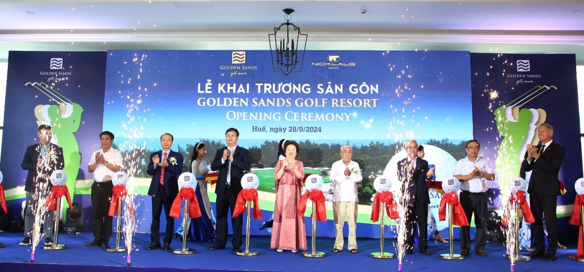 Khai trương sân gôn nơi miền di sản cố đô Huế Golden Sands Golf Resort