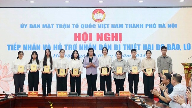 Hà Nội: Tiếp nhận hơn 177 tỷ đồng ủng hộ đồng bào vùng bão lụt