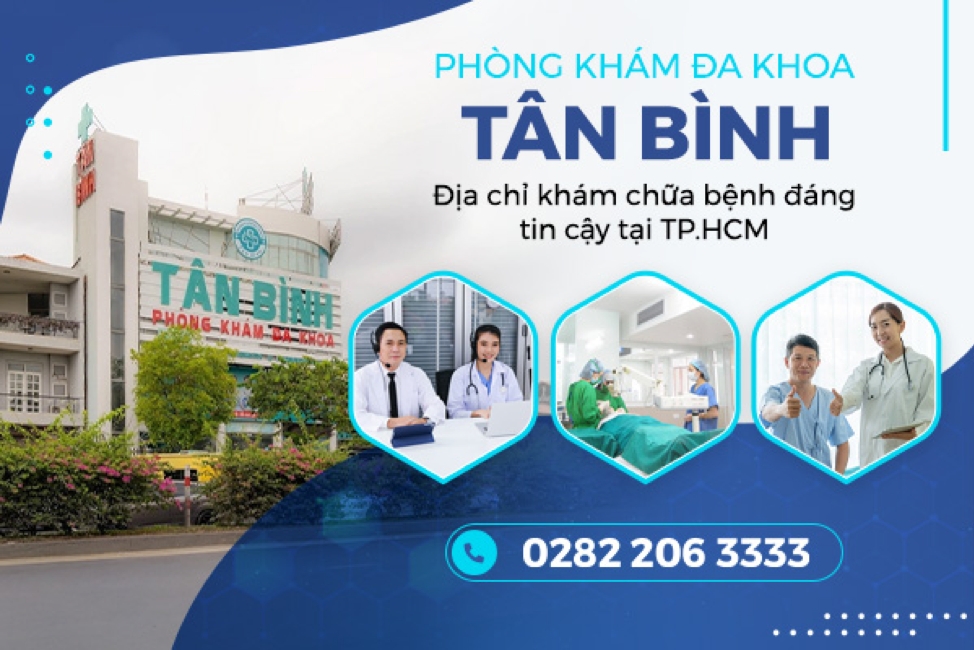 Phòng khám đa khoa Tân Bình nằm tại 495 đường Cộng Hòa TP.HCM