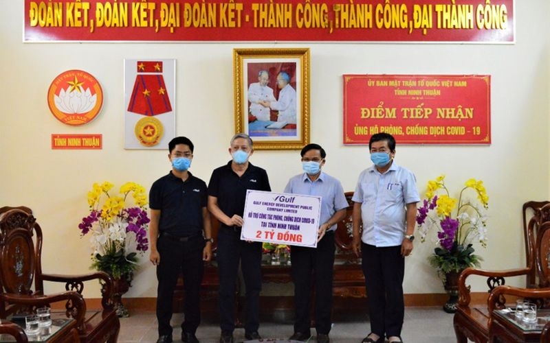 DN Thái Lan ủng hộ 2 tỷ đồng giúp người dân Ninh Thuận chống Covid-19