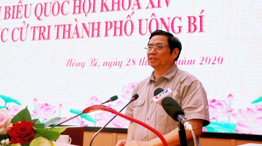 Trưởng Ban Tổ chức Trung ương tiếp xúc cử tri Quảng Ninh