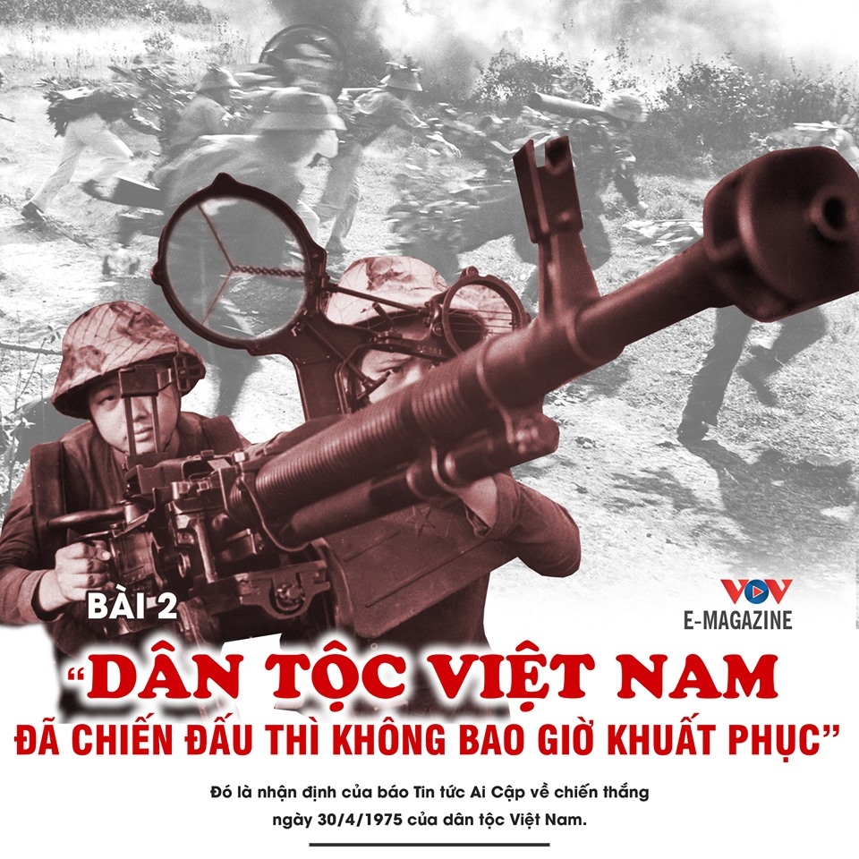 “Dân tộc Việt Nam đã chiến đấu thì không bao giờ khuất phục”