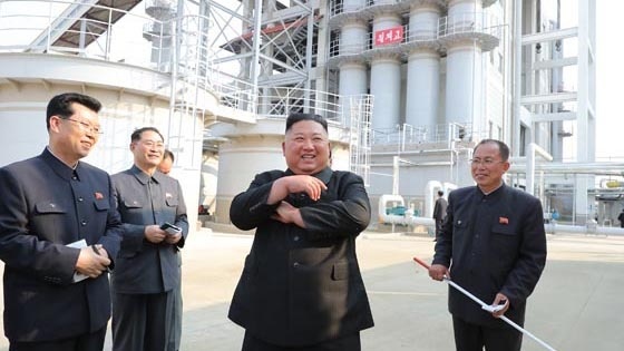 Hình ảnh Nhà lãnh đạo Triều Tiên xuất hiện trước công chúng ngày 1/5