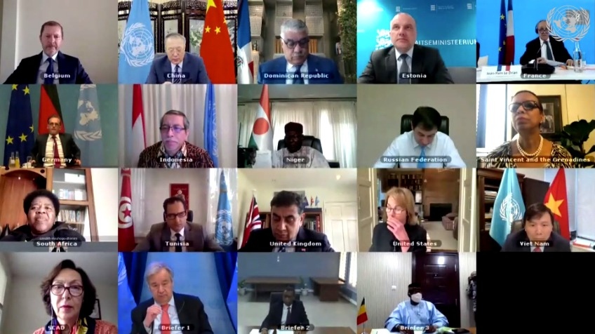 Hội đồng Bảo an thảo luận trực tuyến về tình hình Mali