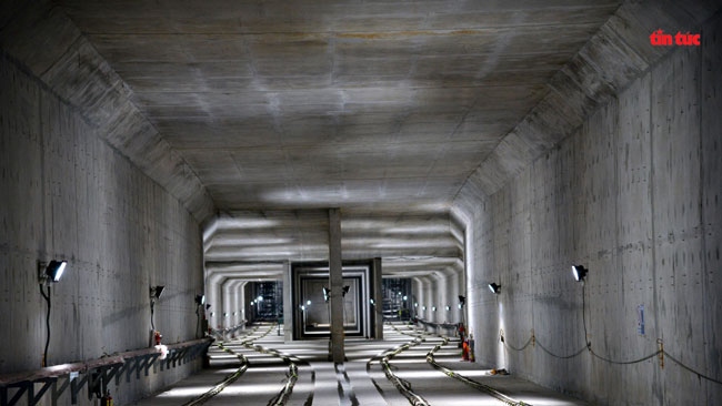 Cận cảnh ga ngầm Ba Son của tuyến metro Bến Thành – Suối Tiên