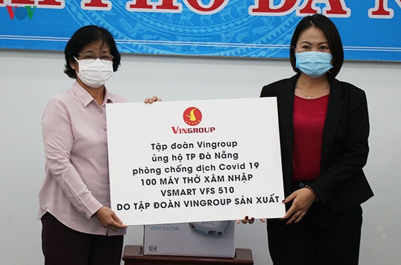 Nhiều doanh nghiệp hỗ trợ Đà Nẵng chống dịch Covid-19
