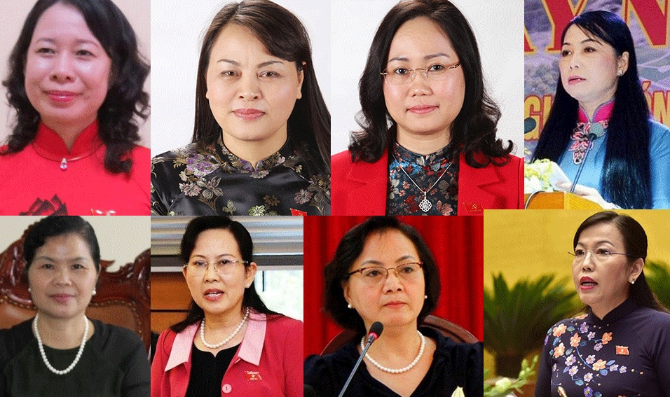 Chân dung 8 nữ Bí thư Tỉnh ủy