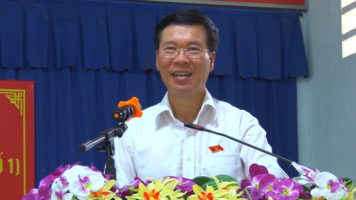 Ông Võ Văn Thưởng tiếp xúc cử tri huyện Xuân Lộc, Đồng Nai