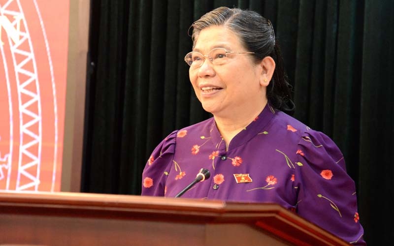 Phó Chủ tịch Quốc hội Tòng Thị Phóng tiếp xúc cử tri Sơn La