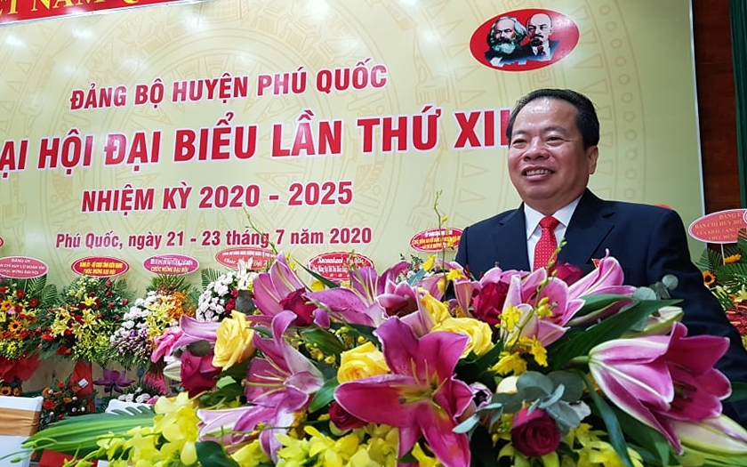 Ông Mai Văn Huỳnh tái đắc cử Bí thư Huyện ủy Phú Quốc