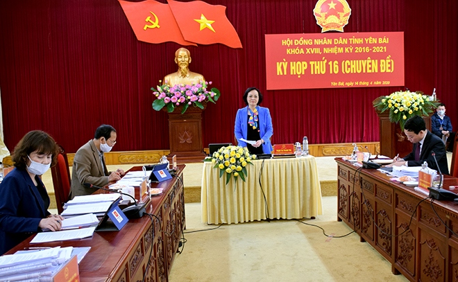 HĐND tỉnh Yên Bái họp trực tuyến bàn chính sách hỗ trợ ứng phó Covid-19