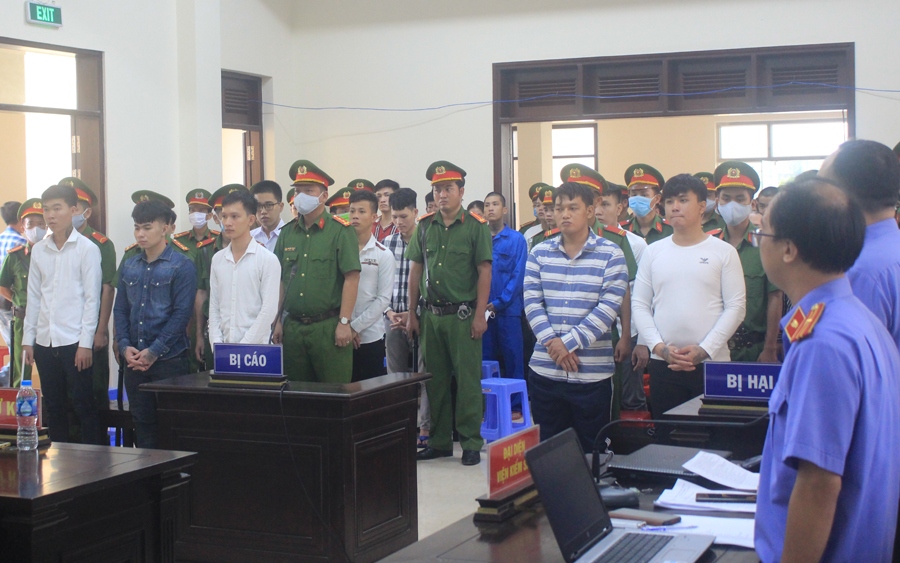 Tiền Giang xét xử vụ gây rối trật tự công cộng với 28 bị cáo