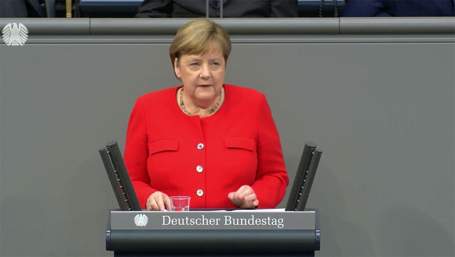 Thủ tướng Đức: Covid-19 là thách thức lớn nhất lịch sử châu Âu