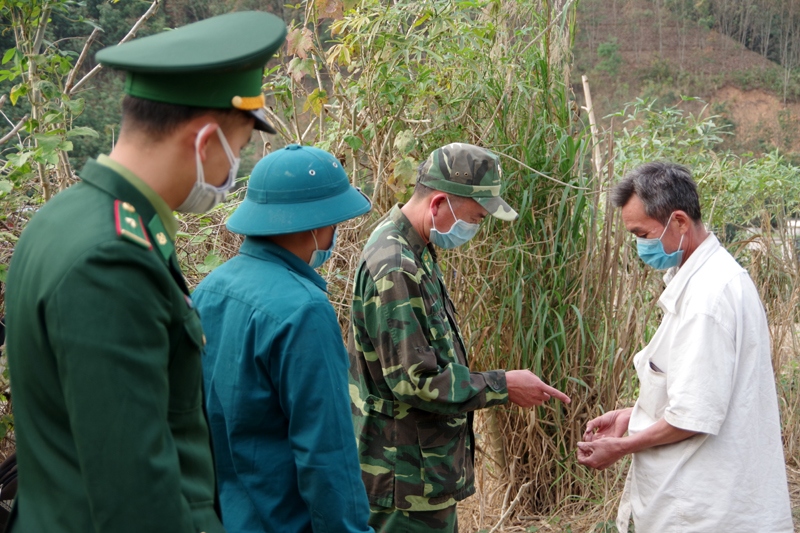 Lính biên phòng “vượt nắng, thắng mưa” ngăn dịch nơi ải Bắc Lai Châu