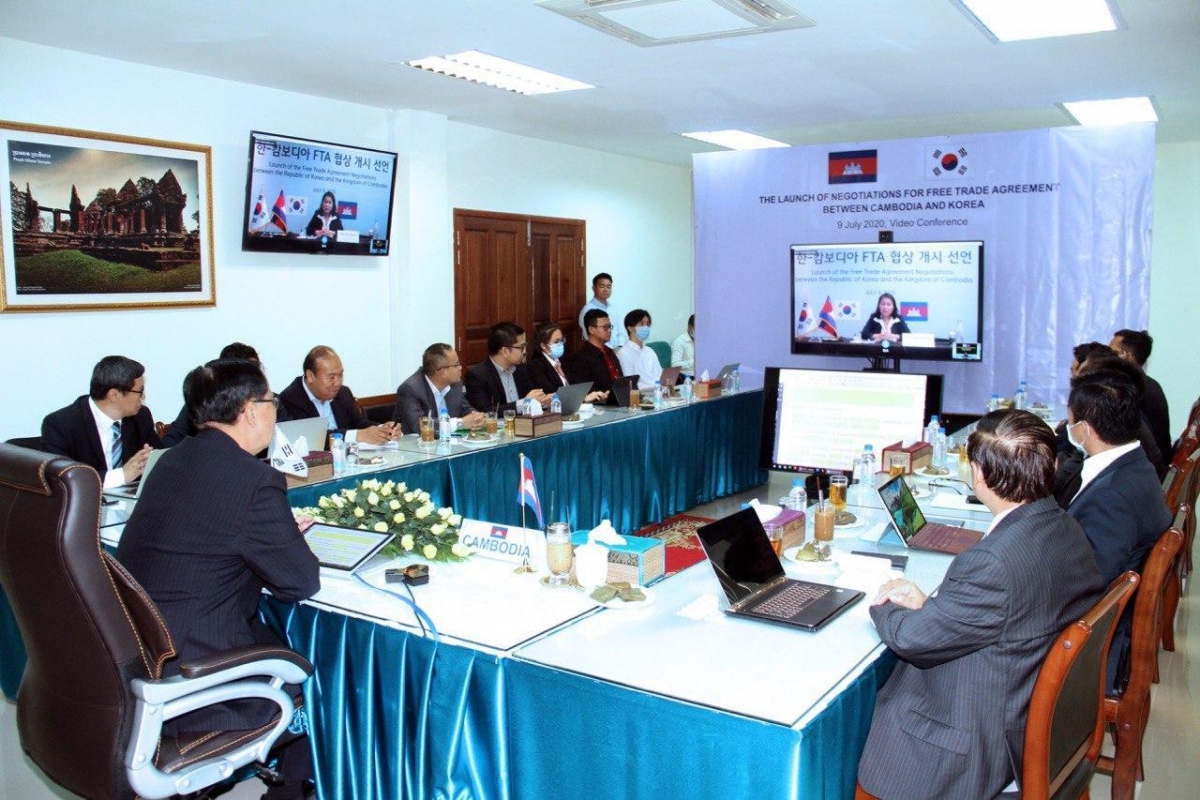 Campuchia – Hàn Quốc khởi động đàm phán Hiệp định thương mại tự do