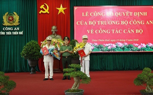 Thừa Thiên Huế có 2 tân Phó Giám đốc Công an tỉnh