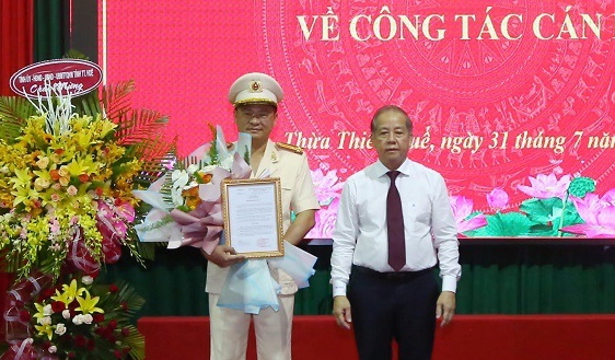 Tỉnh Thừa Thiên-Huế có Giám đốc Công an mới