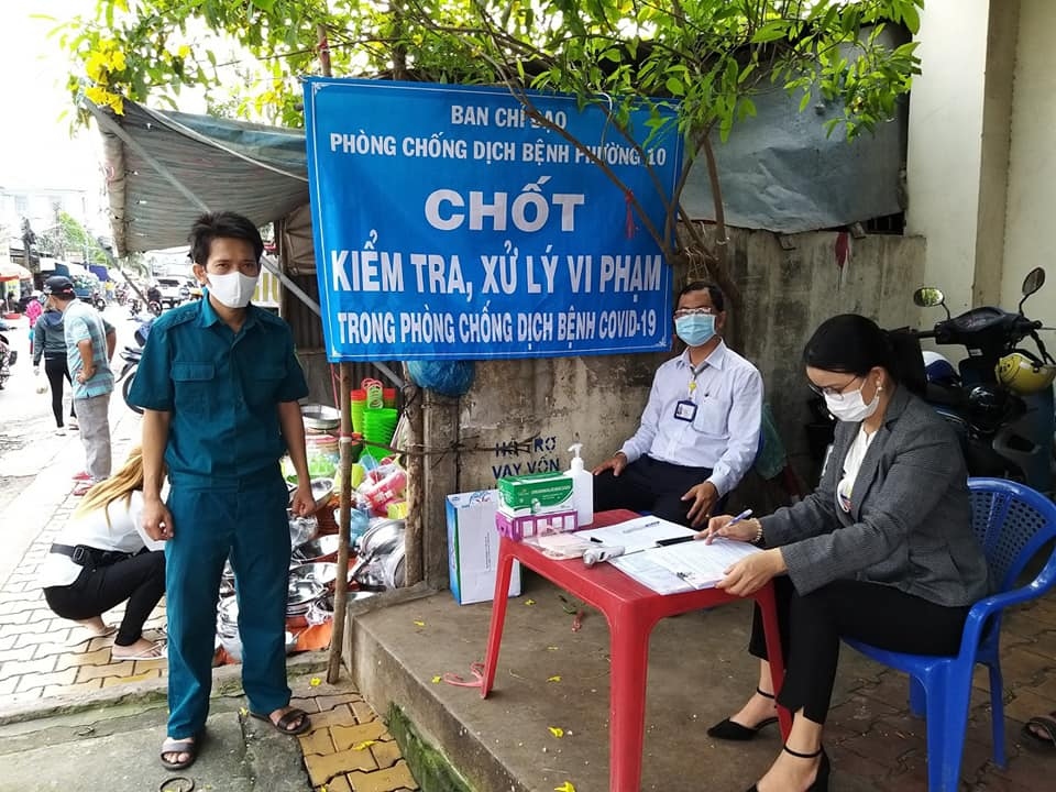 Tiền Giang xử phạt 125 trường hợp không đeo khẩu trang nơi công cộng