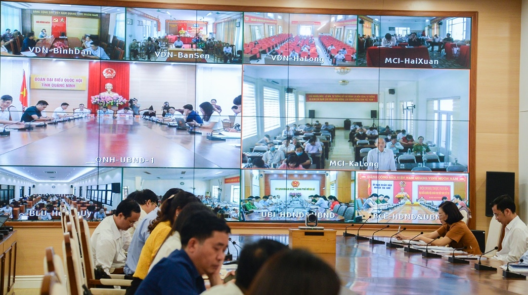 Quảng Ninh: Lần đầu tổ chức tiếp xúc cử tri trực tuyến trên toàn tỉnh