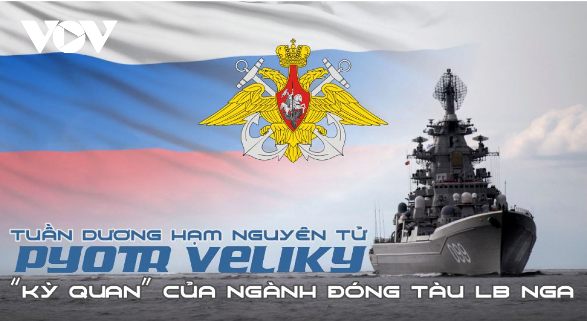 Infographic: Tuần dương hạm Pyotr Velinky “kỳ quan" của ngành đóng tàu Nga