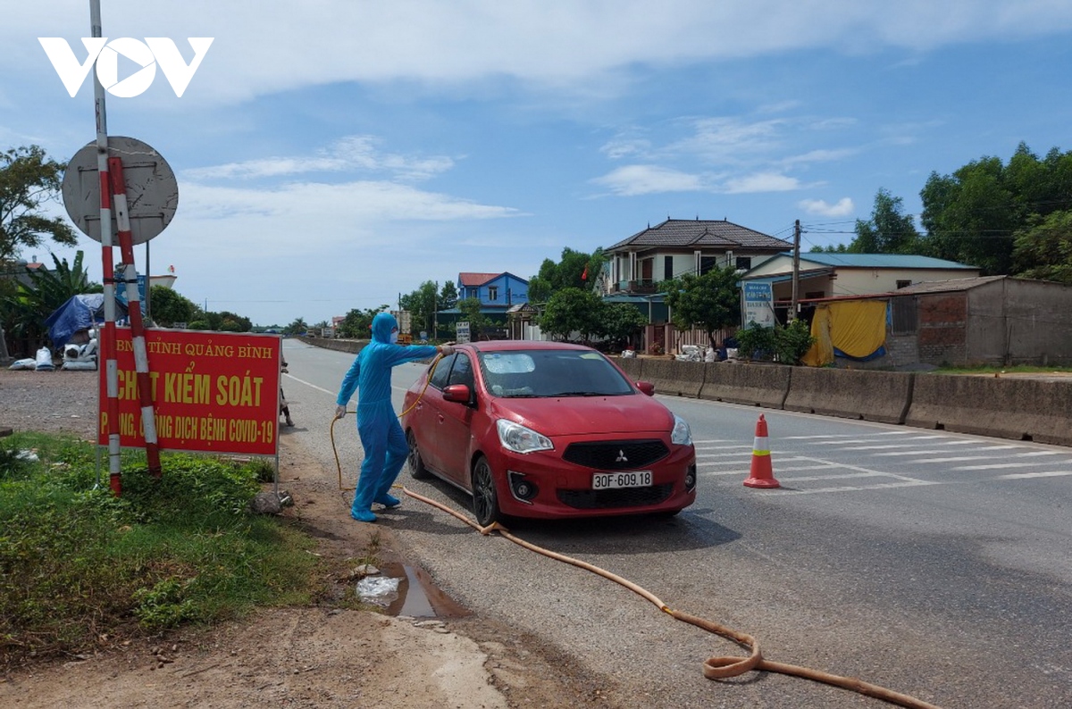 Quảng Bình dừng chốt kiểm soát phòng, chống dịch Covid-19 trên QL1A