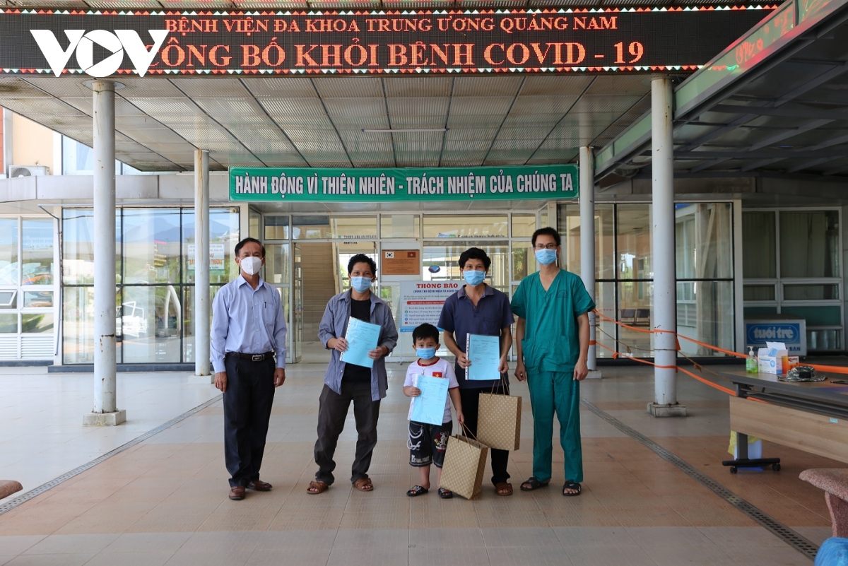 Thêm 3 bệnh nhân mắc Covid-19 ở Quảng Nam được chữa khỏi bệnh