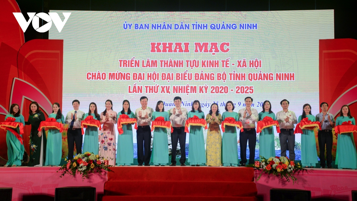 Triển lãm thành tựu KT-XH nhân Đại hội Đại biểu Đảng bộ tỉnh lần thứ XV tại Quảng Ninh