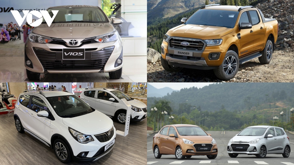 Top 10 mẫu xe bán chạy nhất thị trường Việt Nam tháng 11/2020