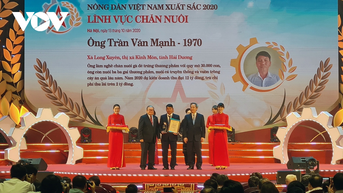 Tôn vinh 63 nông dân Việt Nam xuất sắc năm 2020