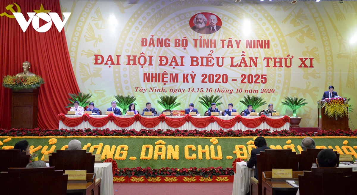 Ông Trần Thanh Mẫn dự khai mạc Đại hội Đảng bộ tỉnh Tây Ninh