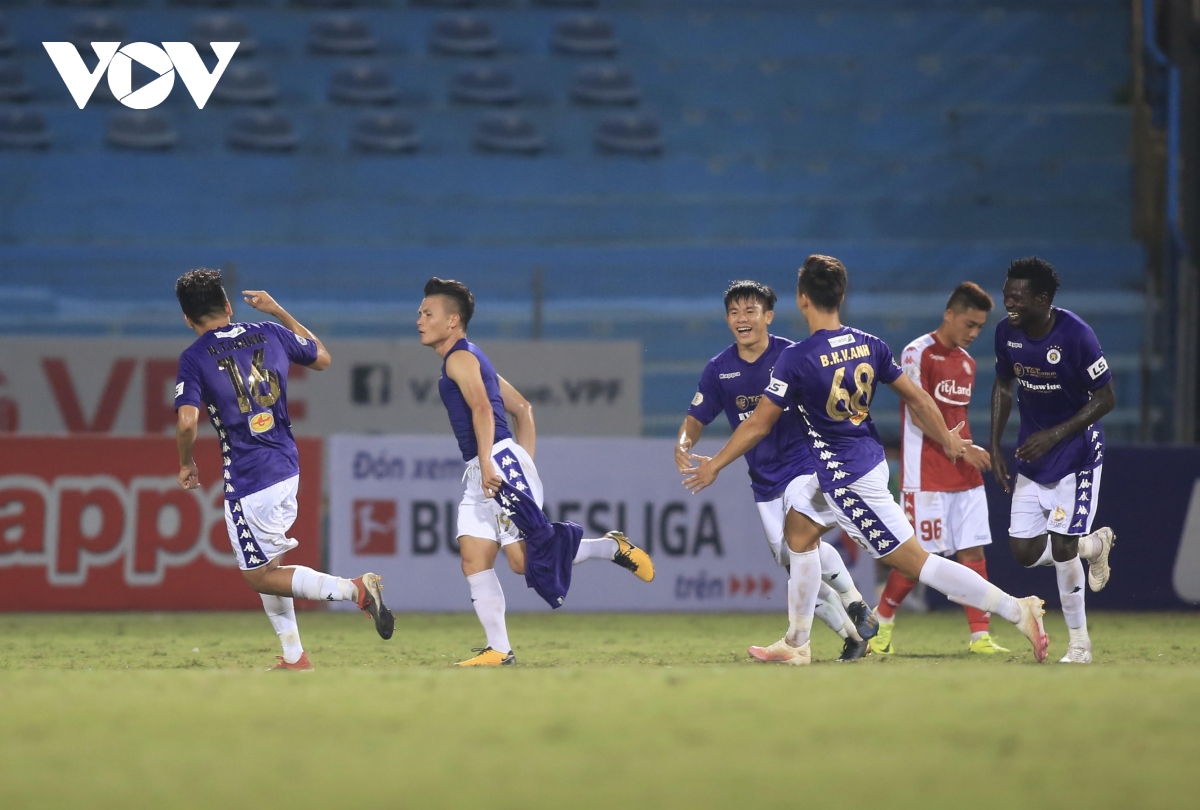 Toàn cảnh Hà Nội FC 2-0 TPHCM: Sự khác biệt mang tên Quang Hải