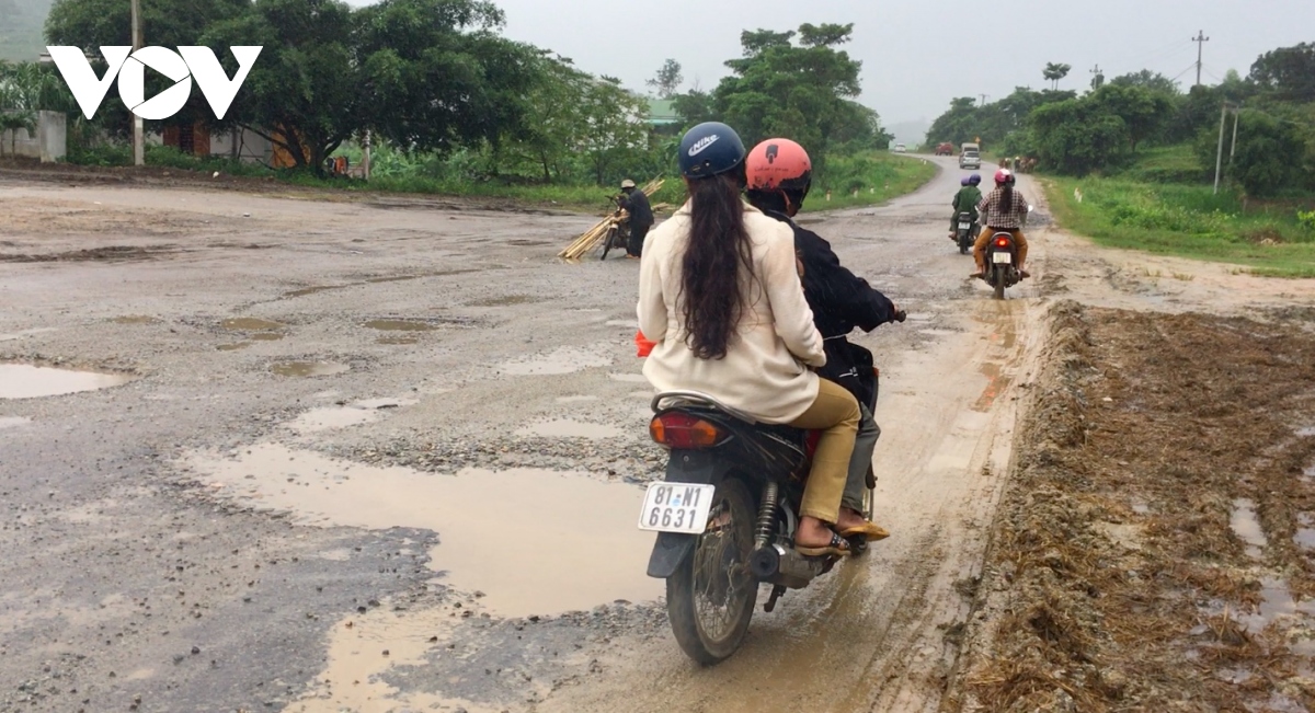 Quốc lộ 19 qua Gia Lai xuống cấp nghiêm trọng