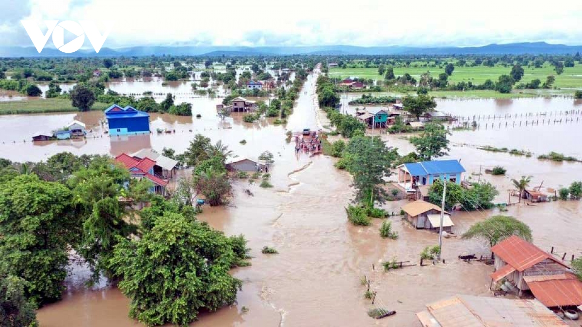 Lũ lụt tại Campuchia có thể ảnh hưởng tới xuất khẩu thóc sang Việt Nam