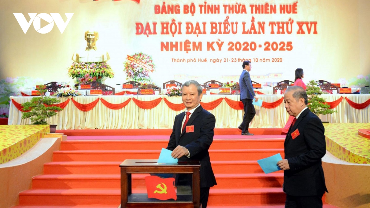50 người được bầu vào Ban Chấp hành Đảng bộ tỉnh Thừa Thiên Huế