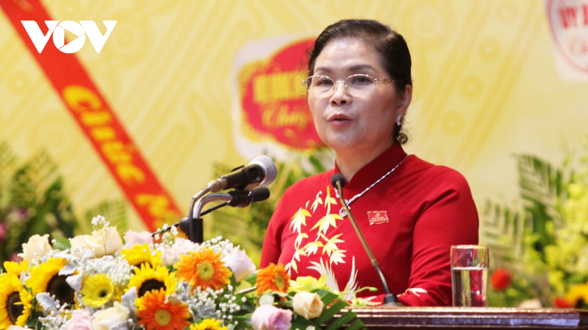 Bà Giàng Páo Mỷ tái đắc cử Bí thư Tỉnh ủy Lai Châu nhiệm kỳ 2020-2025