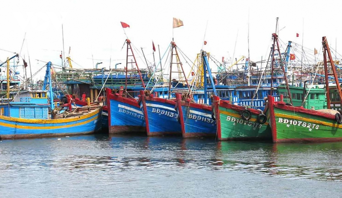 4 ngư dân cùng tàu cá mất liên lạc trên biển tại Bình Định