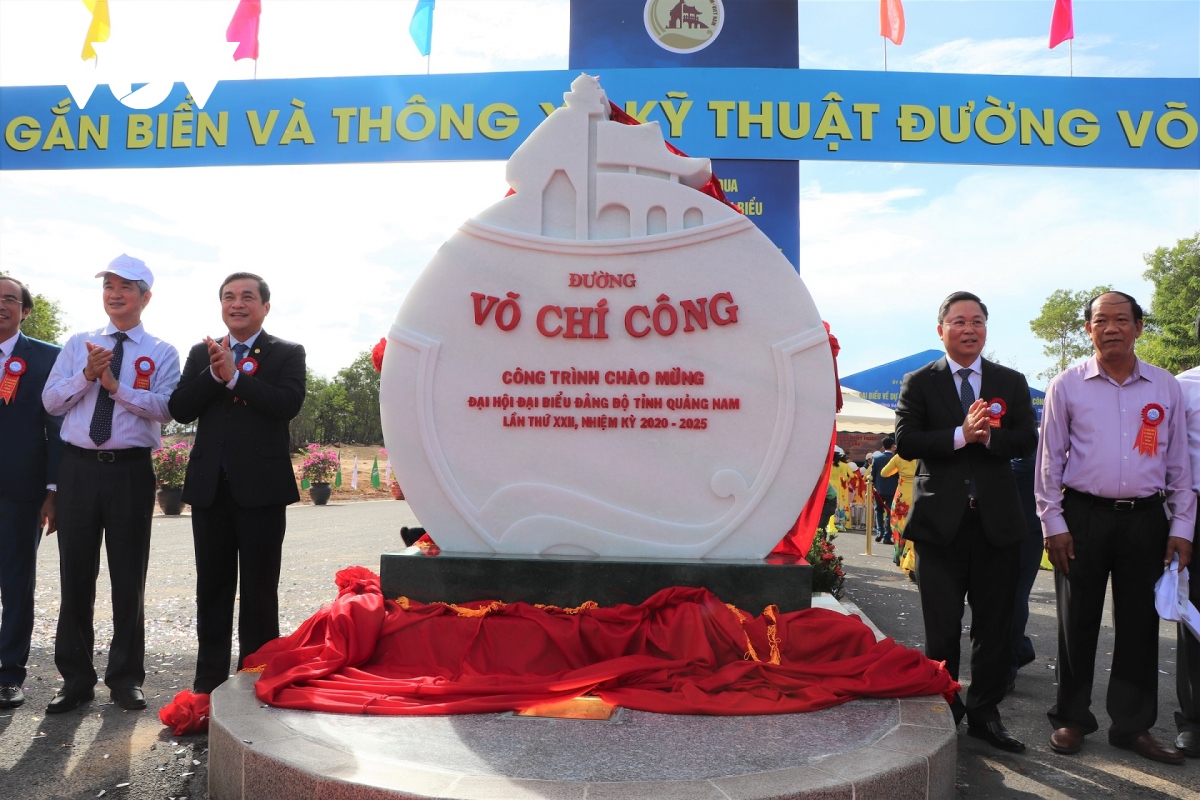 Quảng Nam thông xe kỹ thuật tuyến đường Võ Chí Công