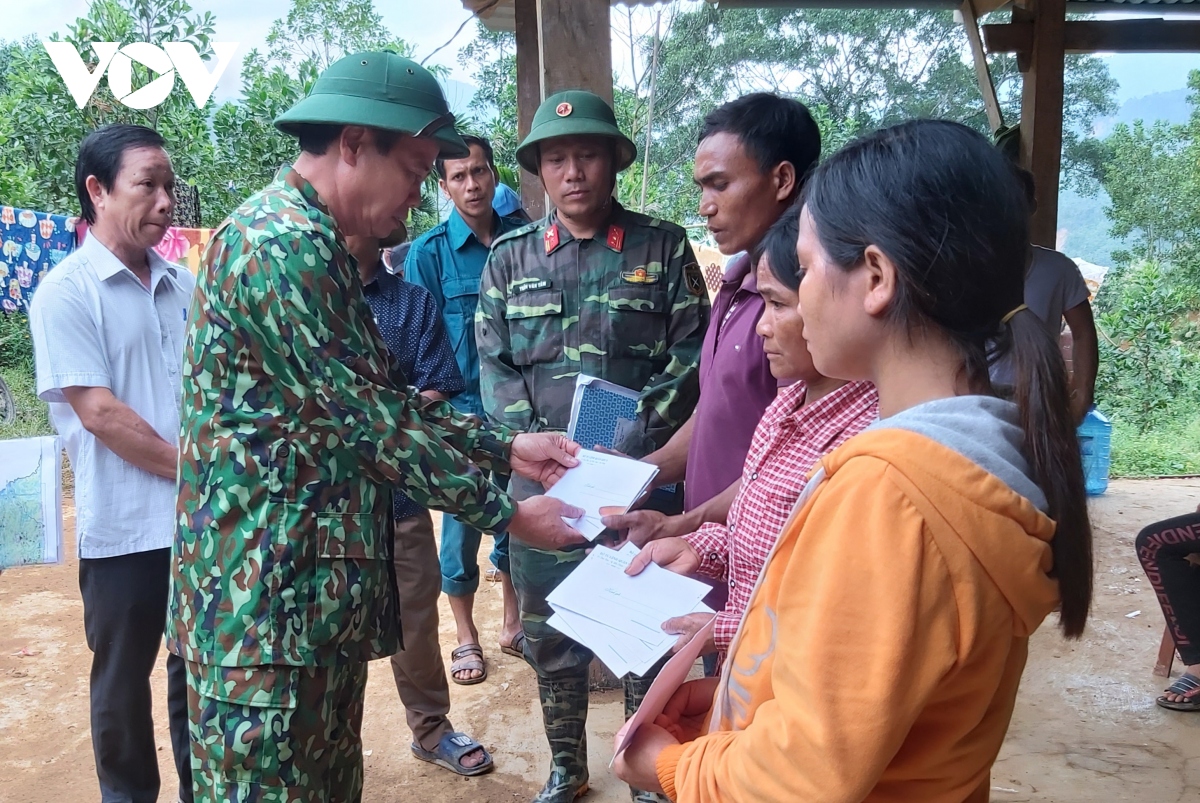 Quân khu 5 mở rộng tìm kiếm nạn nhân tại Trà Leng, hỗ trợ bà con xã Trà Vân