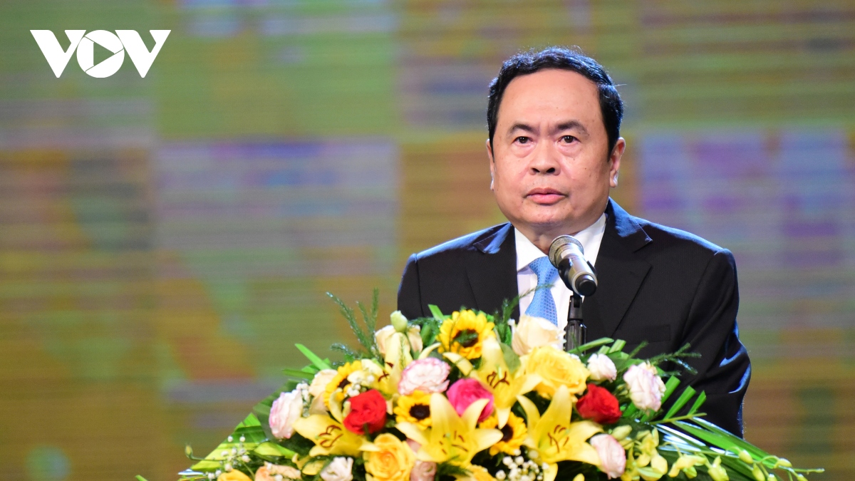 Ông Trần Thanh Mẫn, Bí thư Trung ương Đảng, Chủ tịch Ủy ban Trung ương MTTQ Việt Nam. Ảnh: Thi Uyên