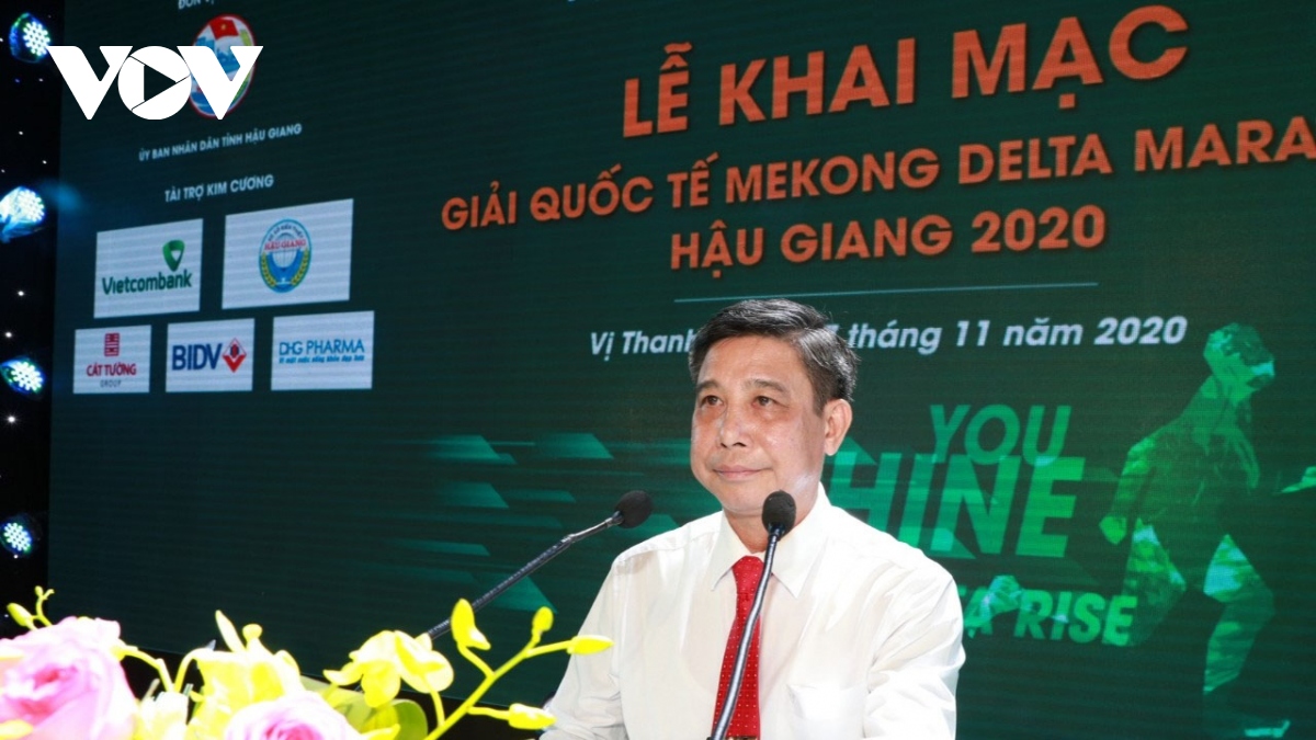 Khai mạc Giải Marathon quốc tế “Mekong Delta Marathon” Hậu Giang 2020