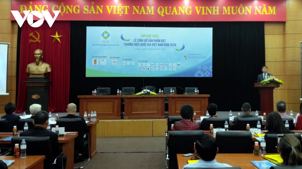 124 doanh nghiệp với 283 sản phẩm đạt Thương hiệu Quốc gia Việt Nam 2020