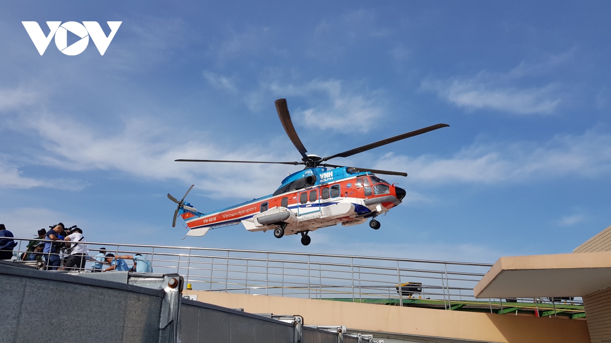 Bệnh viện quân y 175 sẽ có trực thăng Melicopters để cấp cứu ngư dân