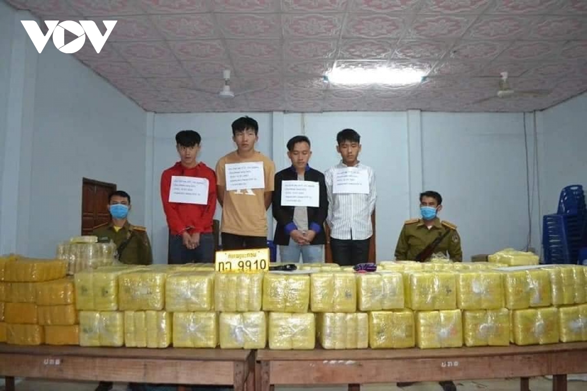 Lào bắt giữ vụ vận chuyển hơn 5 triệu viên ma túy tổng hợp