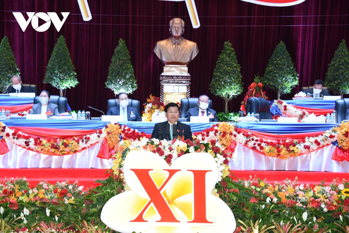 Bế mạc Đại hội lần thứ XI Đảng Nhân dân Cách mạng Lào